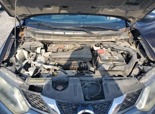 5N1AT2MV6GC896726 2016 NISSAN ROGUE Blue Շարժիչի բաժամունքի տեսք