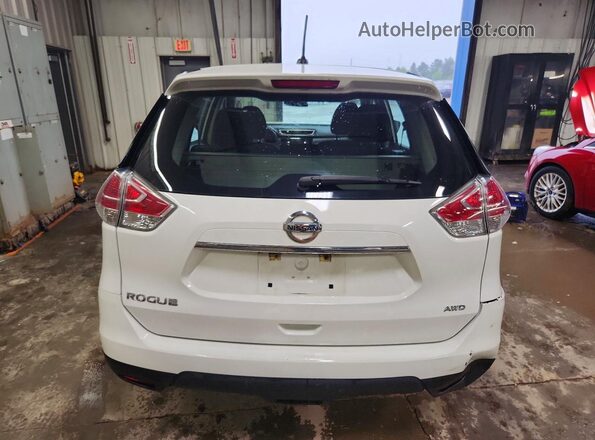 5N1AT2MV6GC915310 2016 NISSAN ROGUE Белый Вид сзади