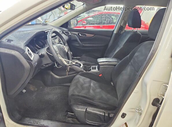 5N1AT2MV6GC915310 2016 NISSAN ROGUE Белый Вид салона спереди