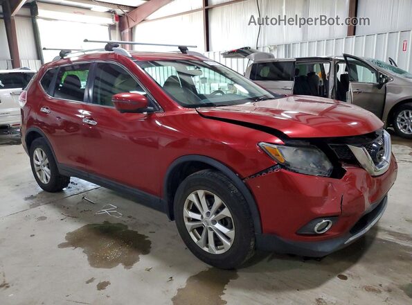 5N1AT2MV6GC916991 2016 NISSAN ROGUE Red Առջևի աջ