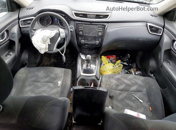 5N1AT2MV6GC919101 2016 NISSAN ROGUE Gray Առջևի վահանակի տեսք