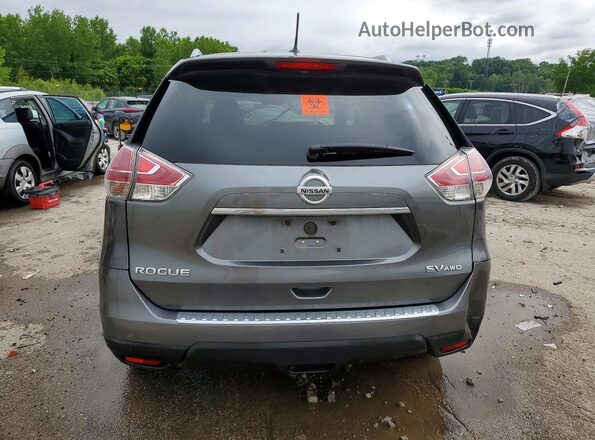 5N1AT2MV6GC919101 2016 NISSAN ROGUE Gray Հետևի տեսք