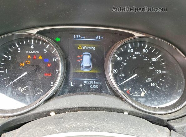 5N1AT2MV6GC919101 2016 NISSAN ROGUE Gray Սարքավորումների վահանակի տեսք