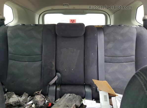 5N1AT2MV6GC919101 2016 NISSAN ROGUE Gray Հետևի նստատեղերի տեսք