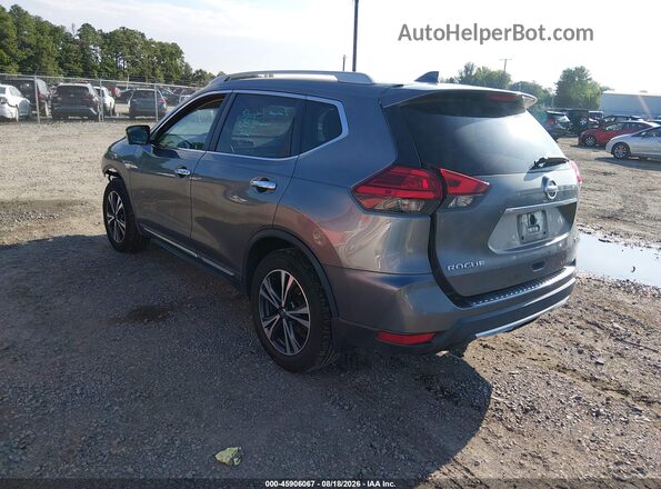 5N1AT2MV6HC762364 2017 NISSAN ROGUE Серый Задняя левая четверть