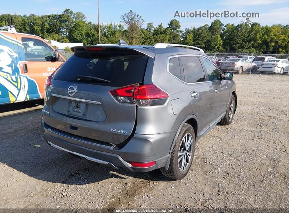 5N1AT2MV6HC762364 2017 NISSAN ROGUE Серый Задняя правая четверть