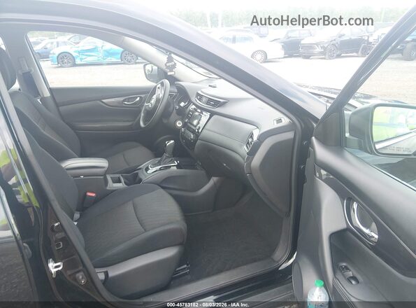 5N1AT2MV6HC782808 2017 NISSAN ROGUE Black Widok wnętrza z przodu