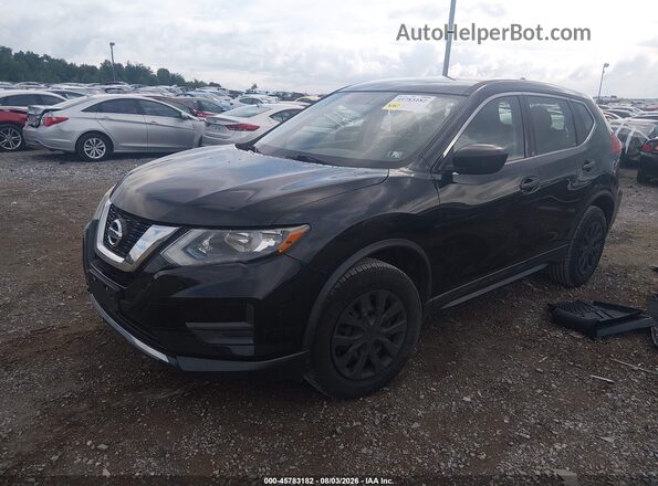 5N1AT2MV6HC782808 2017 NISSAN ROGUE Black Przód lewy