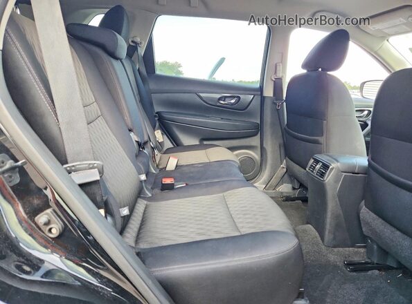 5N1AT2MV6HC808159 2017 NISSAN ROGUE Black Widok wnętrza z tyłu