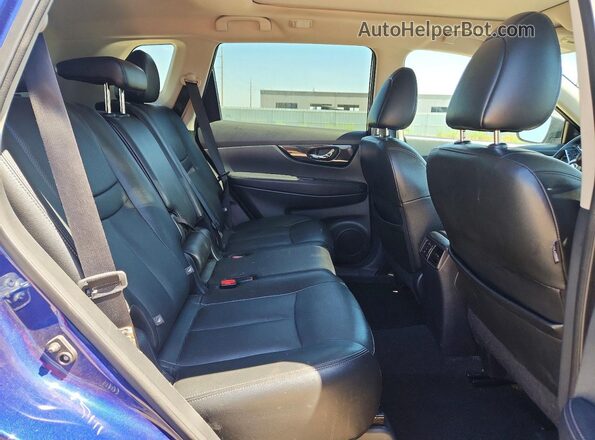 5N1AT2MV6HC812566 2017 NISSAN ROGUE Blue Սալոնի հետևի տեսք