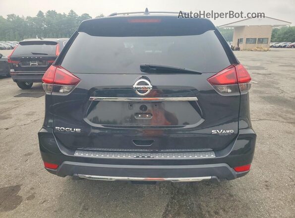 5N1AT2MV6HC823423 2017 NISSAN ROGUE Black Вид ззаду