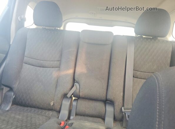 5N1AT2MV6HC823423 2017 NISSAN ROGUE Black Вид задніх сидінь