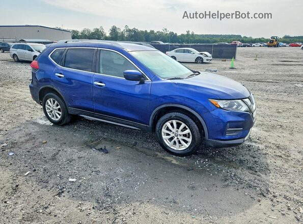 5N1AT2MV6HC847186 2017 NISSAN ROGUE Синий Передняя правая четверть