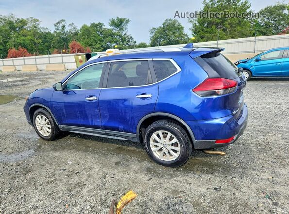 5N1AT2MV6HC847186 2017 NISSAN ROGUE Синий Задняя левая четверть