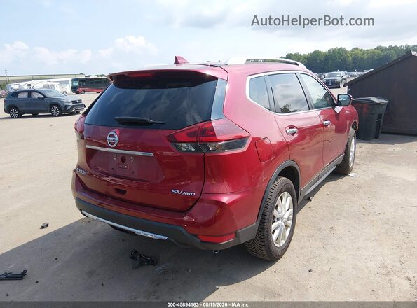 5N1AT2MV6JC721352 2018 NISSAN ROGUE Красный Задняя правая четверть