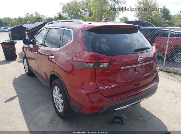 5N1AT2MV6JC721352 2018 NISSAN ROGUE Красный Задняя левая четверть