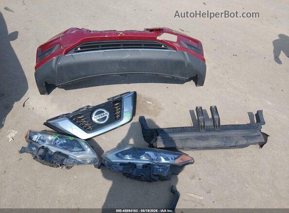 5N1AT2MV6JC721352 2018 NISSAN ROGUE Красный Вид щитка приборов