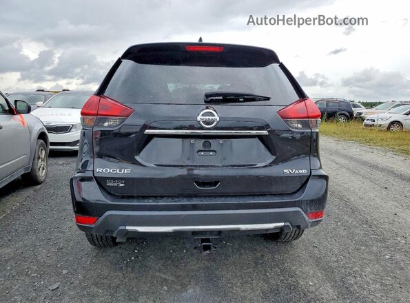 5N1AT2MV6JC751371 2018 NISSAN ROGUE Black უკანა ხედი