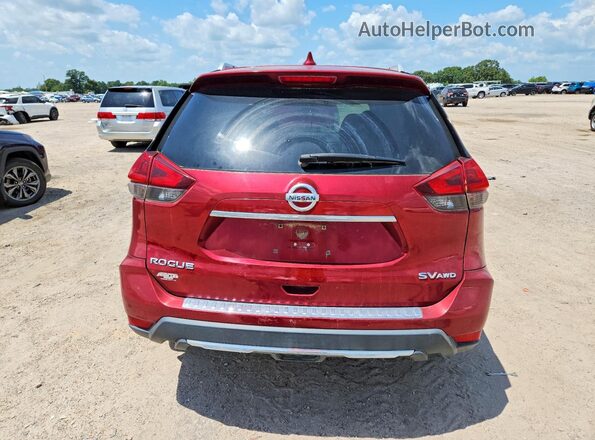 5N1AT2MV6JC808717 2018 NISSAN ROGUE Red უკანა ხედი