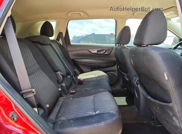 5N1AT2MV6JC808717 2018 NISSAN ROGUE Red უკანა სალონის ხედი