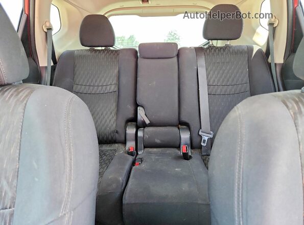 5N1AT2MV6JC808717 2018 NISSAN ROGUE Red უკანა სავარძლების ხედი