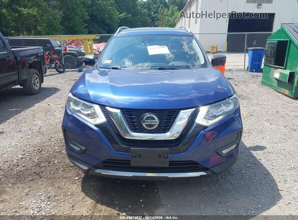 5N1AT2MV6KC733521 2019 NISSAN ROGUE Blue Widok z przodu