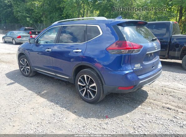 5N1AT2MV6KC733521 2019 NISSAN ROGUE Blue Tył lewy
