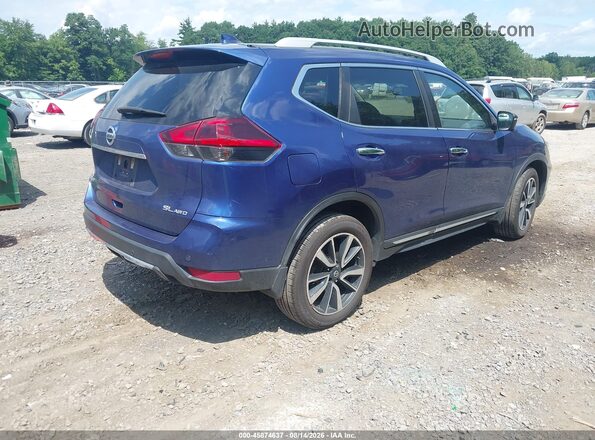 5N1AT2MV6KC733521 2019 NISSAN ROGUE Blue Tył prawy