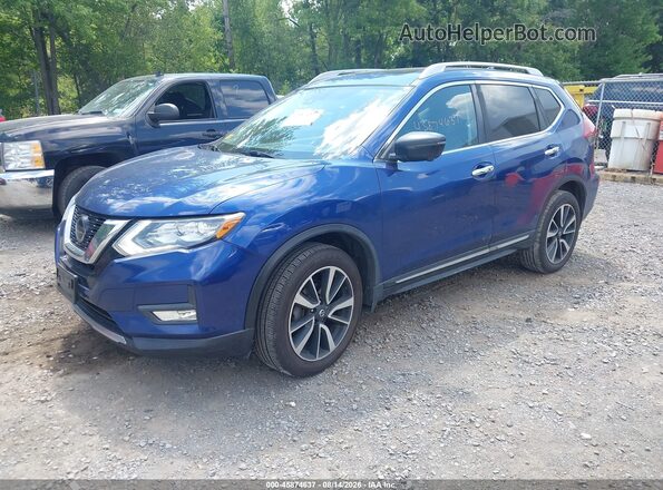 5N1AT2MV6KC733521 2019 NISSAN ROGUE Blue Przód lewy