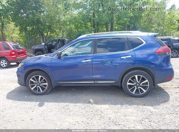 5N1AT2MV6KC733521 2019 NISSAN ROGUE Blue Widok wnętrza 360 stopni