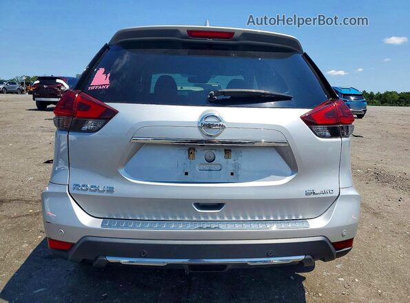 5N1AT2MV6KC811554 2019 NISSAN ROGUE Silver Widok z tyłu