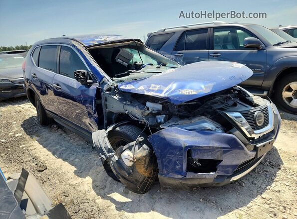 5N1AT2MV6KC845087 2019 NISSAN ROGUE Blue Front right