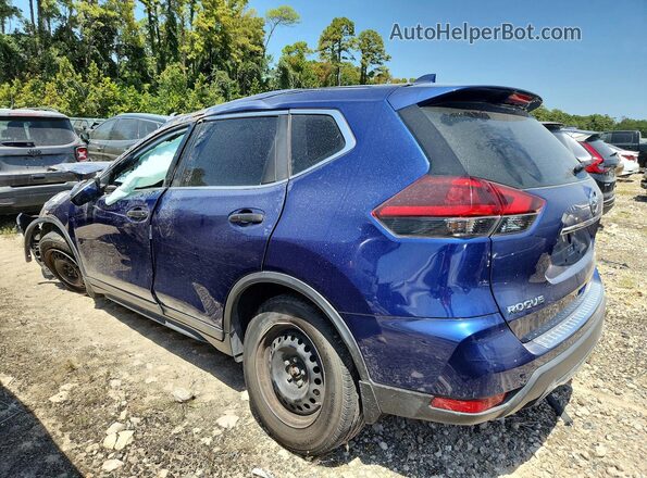 5N1AT2MV6KC845087 2019 NISSAN ROGUE Blue Rear left
