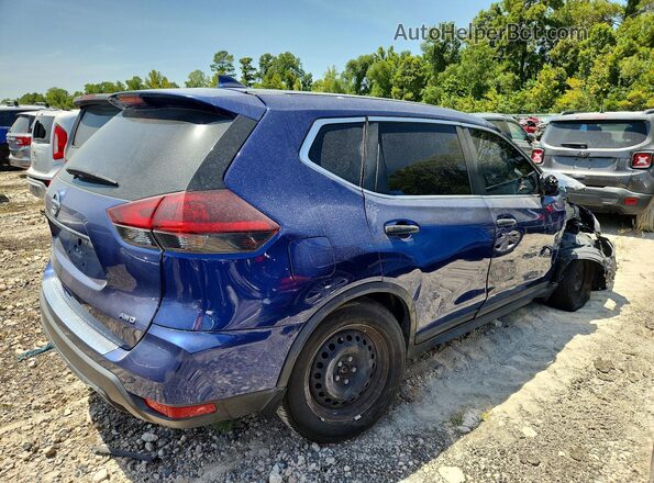 5N1AT2MV6KC845087 2019 NISSAN ROGUE Blue Rear right