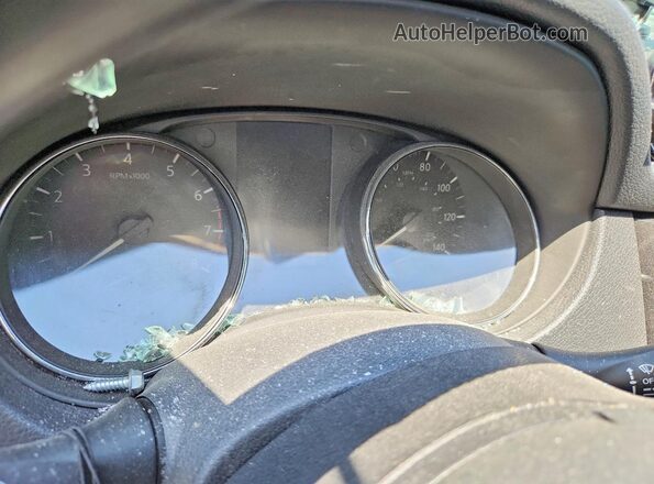 5N1AT2MV6KC845087 2019 NISSAN ROGUE Blue Instrument cluster view