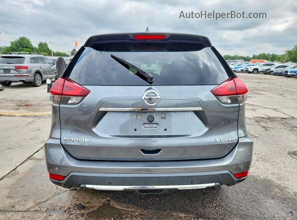 5N1AT2MV6LC743404 2020 NISSAN ROGUE Gray Вид ззаду