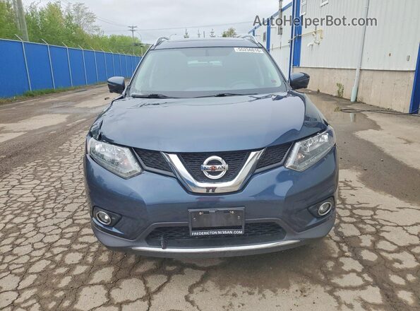 5N1AT2MV7GC794528 2016 NISSAN ROGUE Blue Widok z przodu
