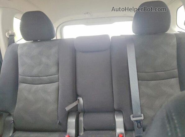 5N1AT2MV7GC794528 2016 NISSAN ROGUE Blue Widok tylnych siedzeń
