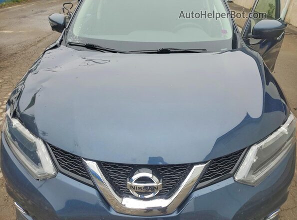 5N1AT2MV7GC794528 2016 NISSAN ROGUE Blue Widok komory silnika