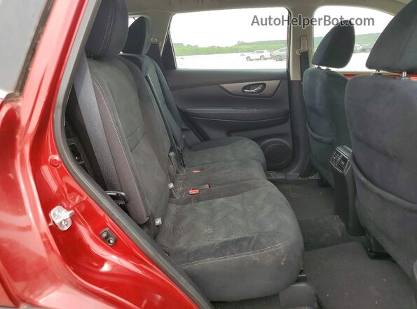 5N1AT2MV7GC802935 2016 NISSAN ROGUE Burgundy Սալոնի հետևի տեսք