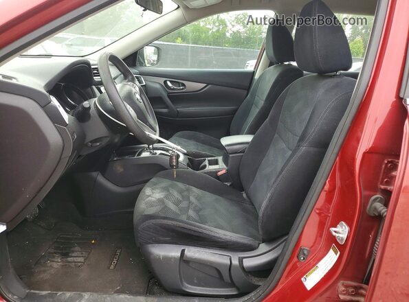 5N1AT2MV7GC802935 2016 NISSAN ROGUE Burgundy Սալոնի դիմացի տեսք