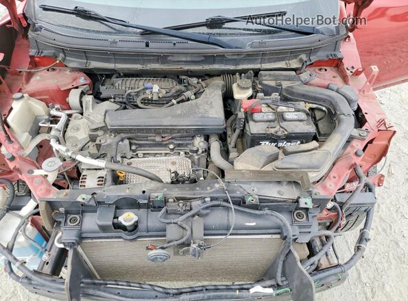 5N1AT2MV7GC802935 2016 NISSAN ROGUE Burgundy Շարժիչի բաժամունքի տեսք