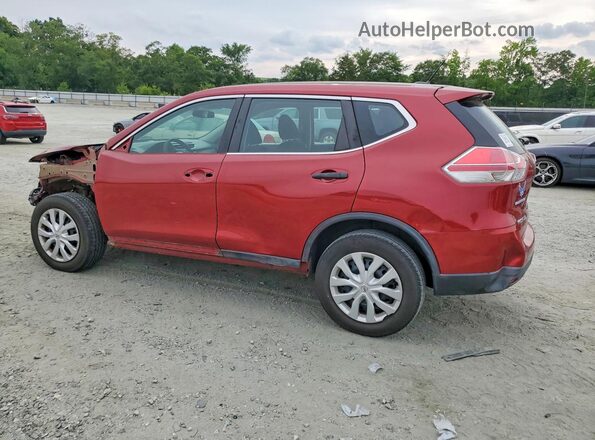 5N1AT2MV7GC802935 2016 NISSAN ROGUE Burgundy Հետևի ձախ
