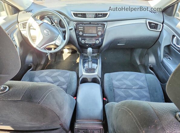 5N1AT2MV7GC812297 2016 NISSAN ROGUE Gray Widok deski rozdzielczej