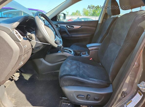 5N1AT2MV7GC812297 2016 NISSAN ROGUE Gray Widok wnętrza z przodu