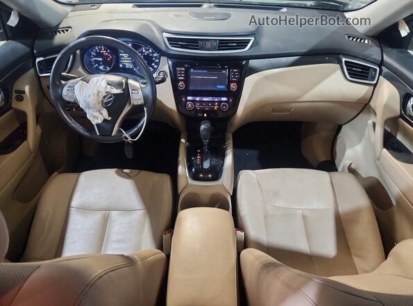 5N1AT2MV7GC823168 2016 NISSAN ROGUE Blue Vista del salpicadero