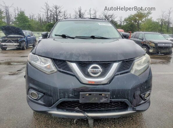 5N1AT2MV7GC900654 2016 NISSAN ROGUE Black Вид спереду