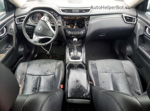 5N1AT2MV7GC900654 2016 NISSAN ROGUE Black Вид панелі приладів
