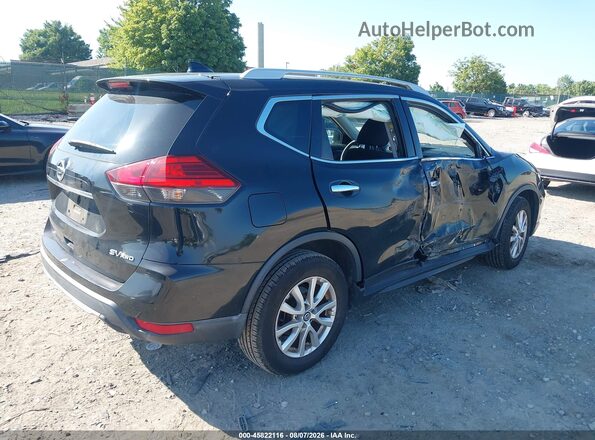 5N1AT2MV7HC770196 2017 NISSAN ROGUE Черный Задняя правая четверть