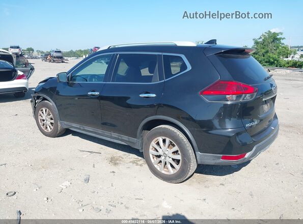 5N1AT2MV7HC770196 2017 NISSAN ROGUE Черный Задняя левая четверть